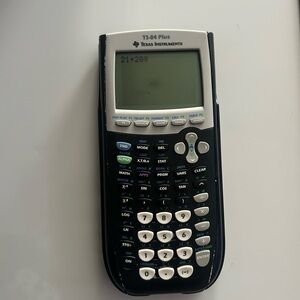 Texas Instruments TI-84 Plus Black and White Calculator